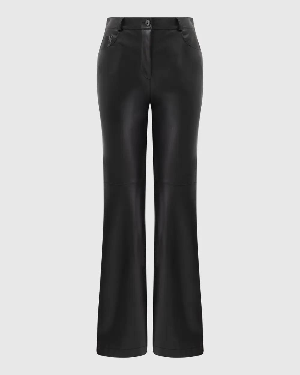 Wide Leg Faux Leather Pants