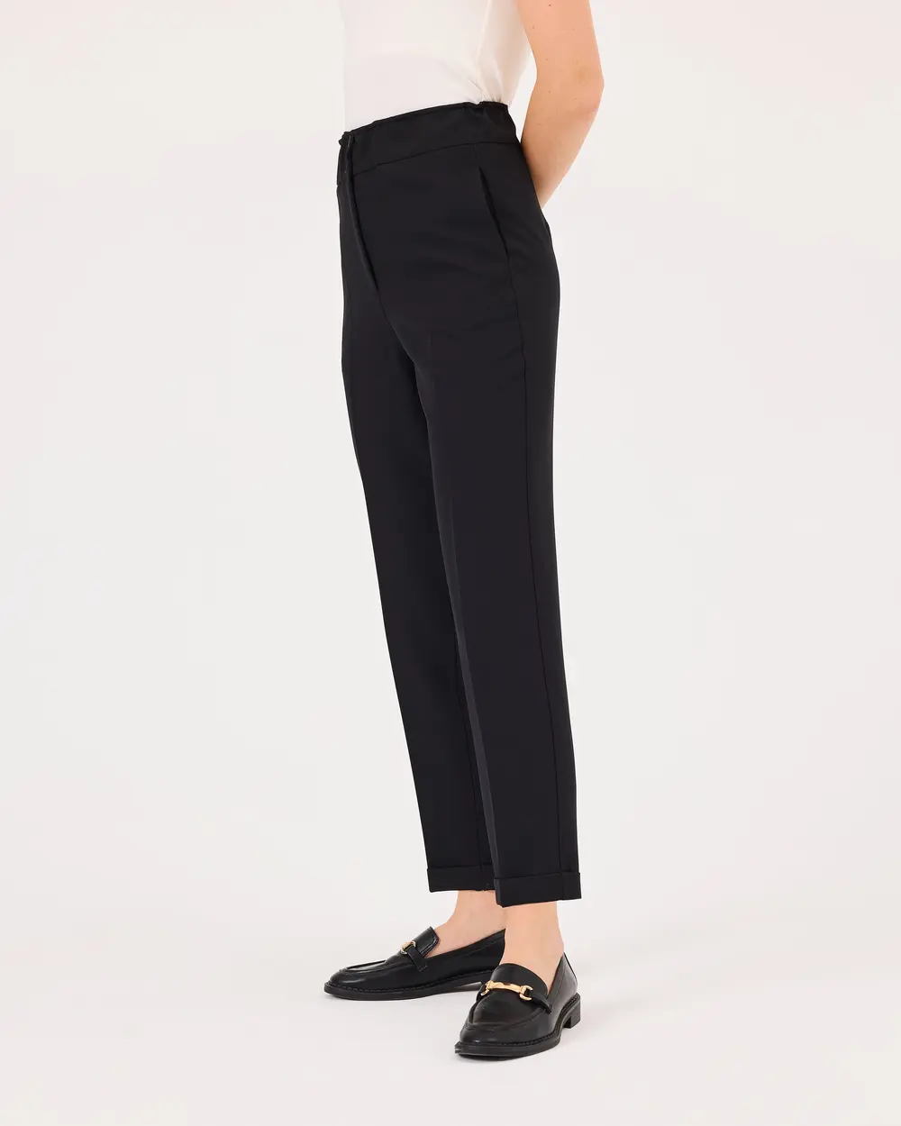 Double Leg Elastic Waist Pants