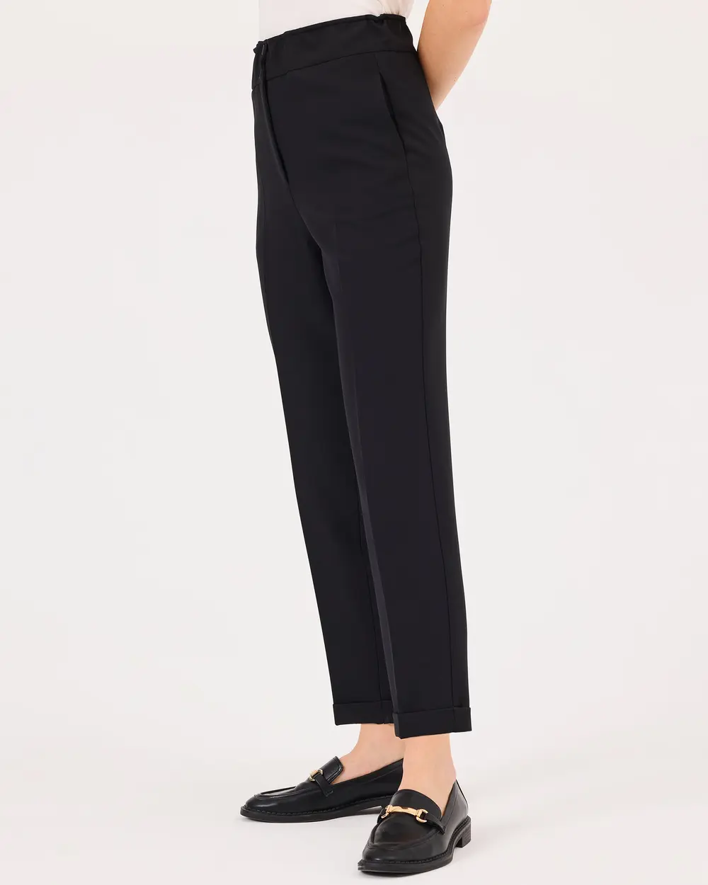 Double Leg Elastic Waist Pants