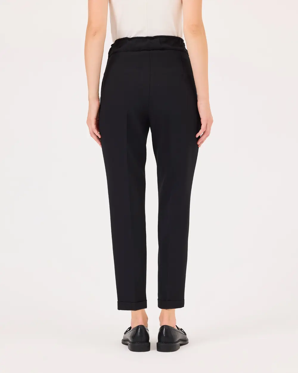 Double Leg Elastic Waist Pants