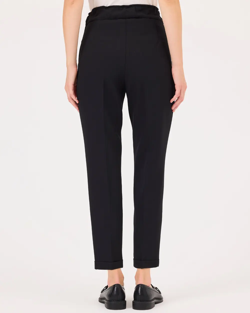 Double Leg Elastic Waist Pants