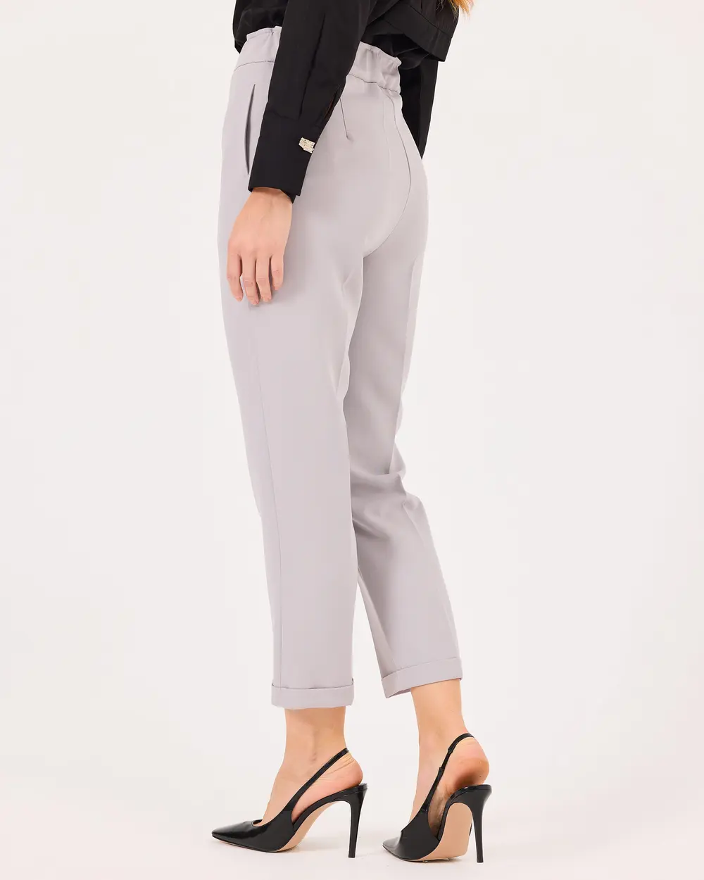 Double Leg Elastic Waist Pants