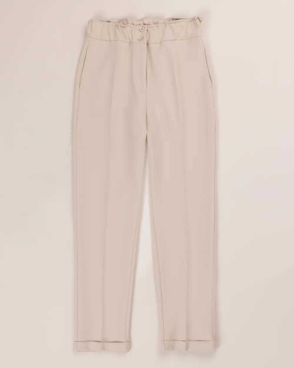 Double Leg Elastic Waist Pants