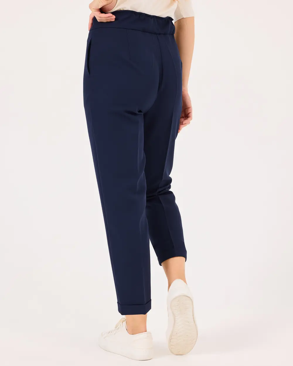 Double Leg Elastic Waist Pants