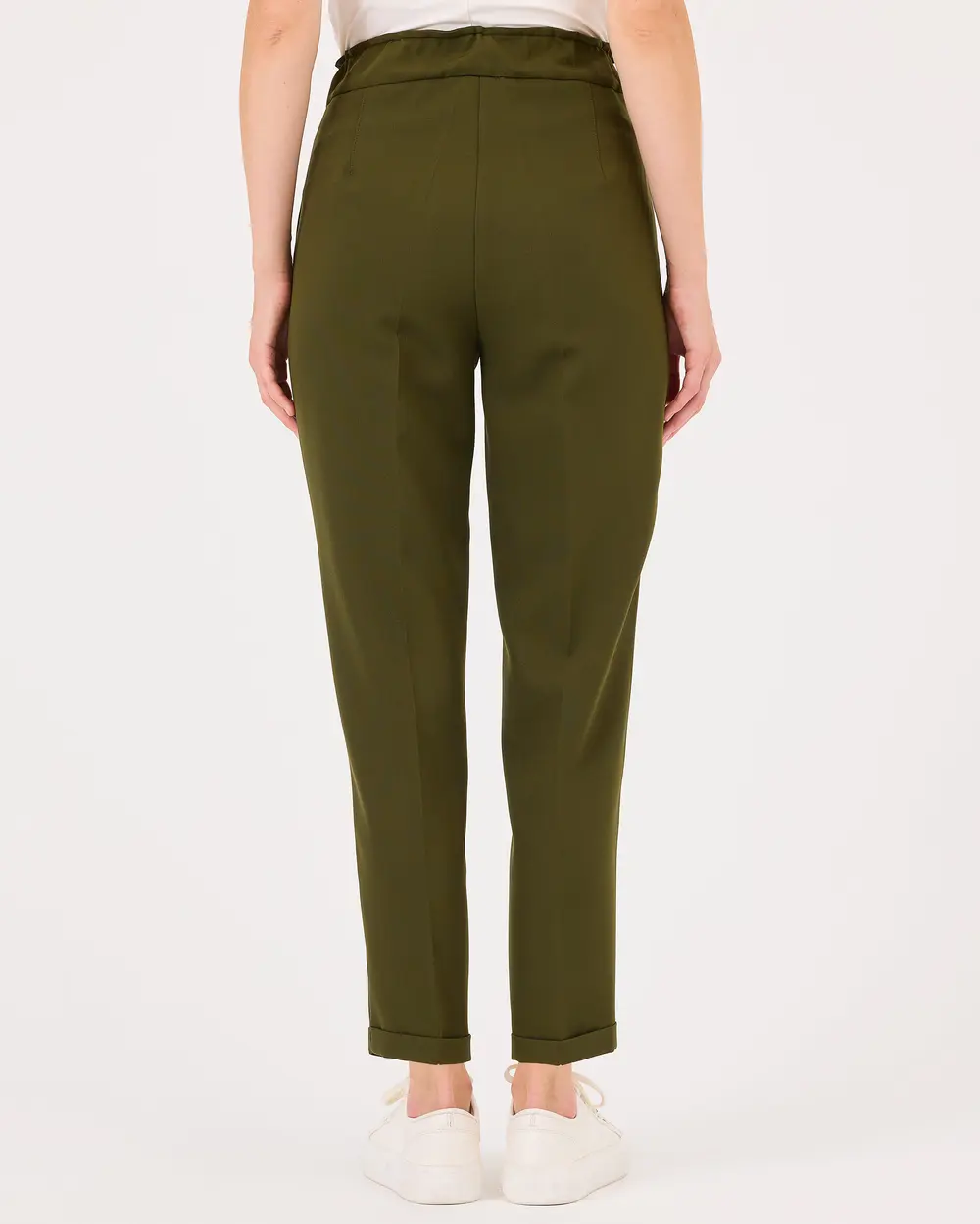 Double Leg Elastic Waist Pants