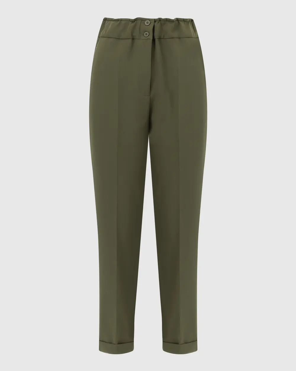 Double Leg Elastic Waist Pants