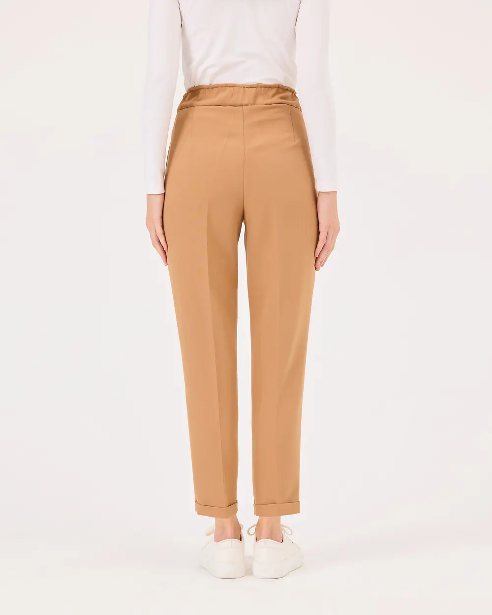 Double Leg Elastic Waist Pants