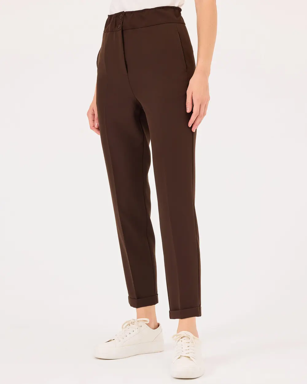 Double Leg Elastic Waist Pants