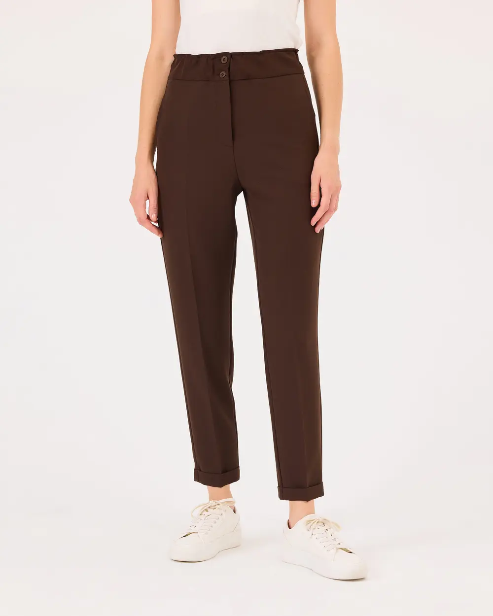 Double Leg Elastic Waist Pants