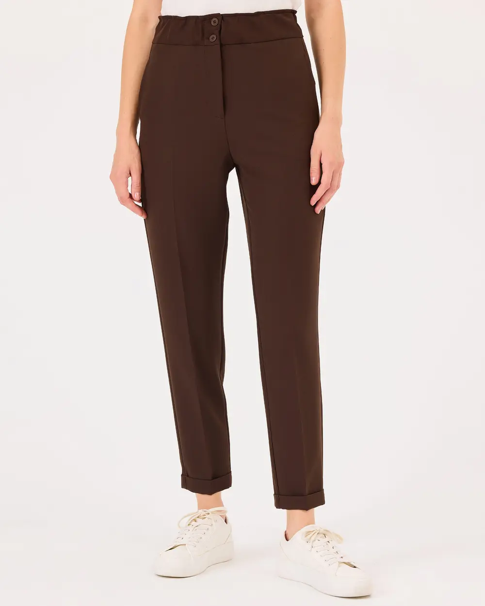 Double Leg Elastic Waist Pants