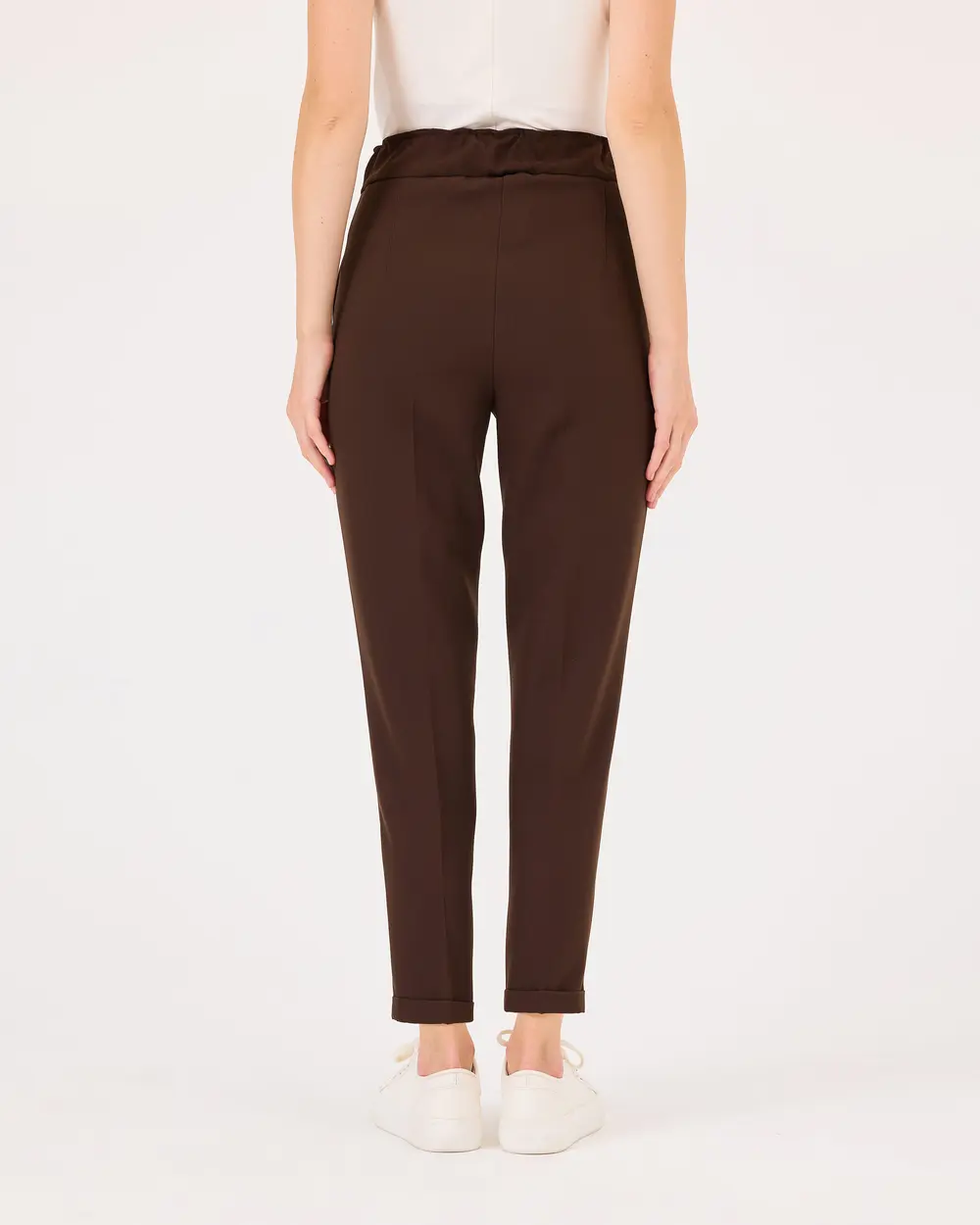 Double Leg Elastic Waist Pants