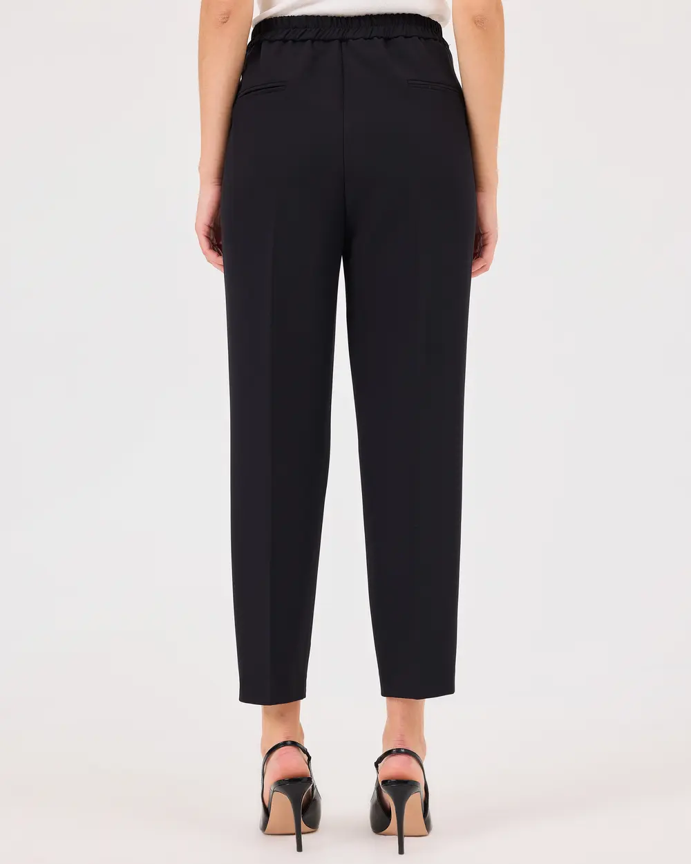 Elastic Waist Ankle Length Stylish Pants