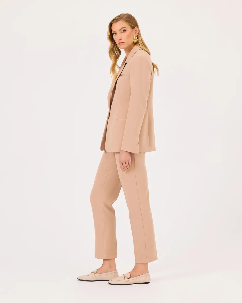 Ankle Length Classic Pants with Pockets