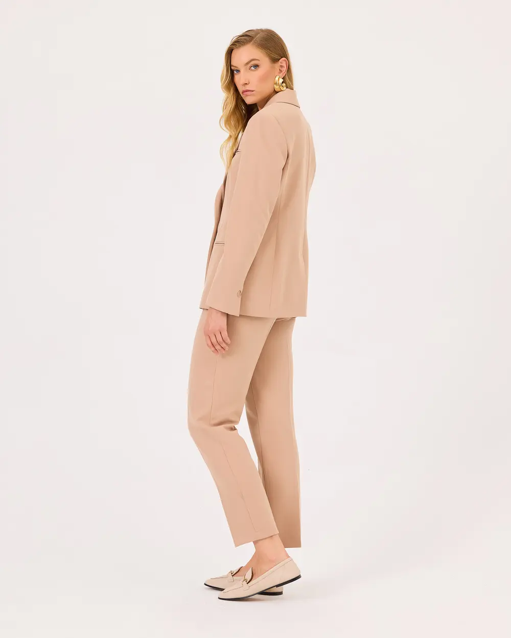 Ankle Length Classic Pants with Pockets