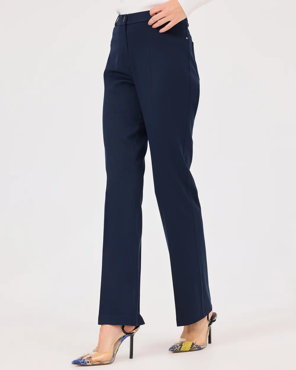 Ankle Length Pants with Pockets