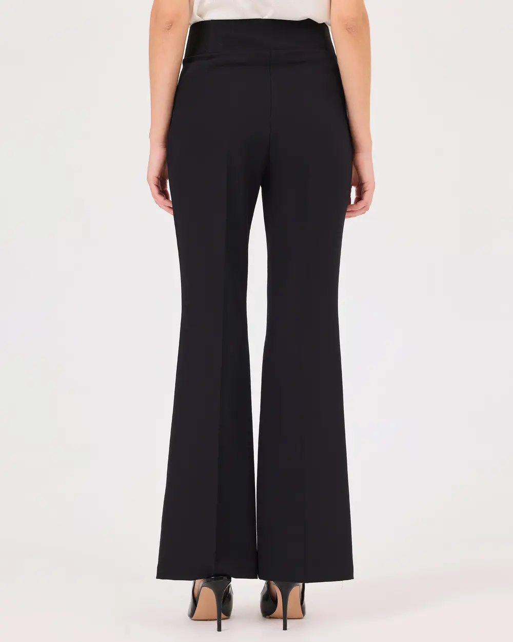 Double Button Flared Trousers