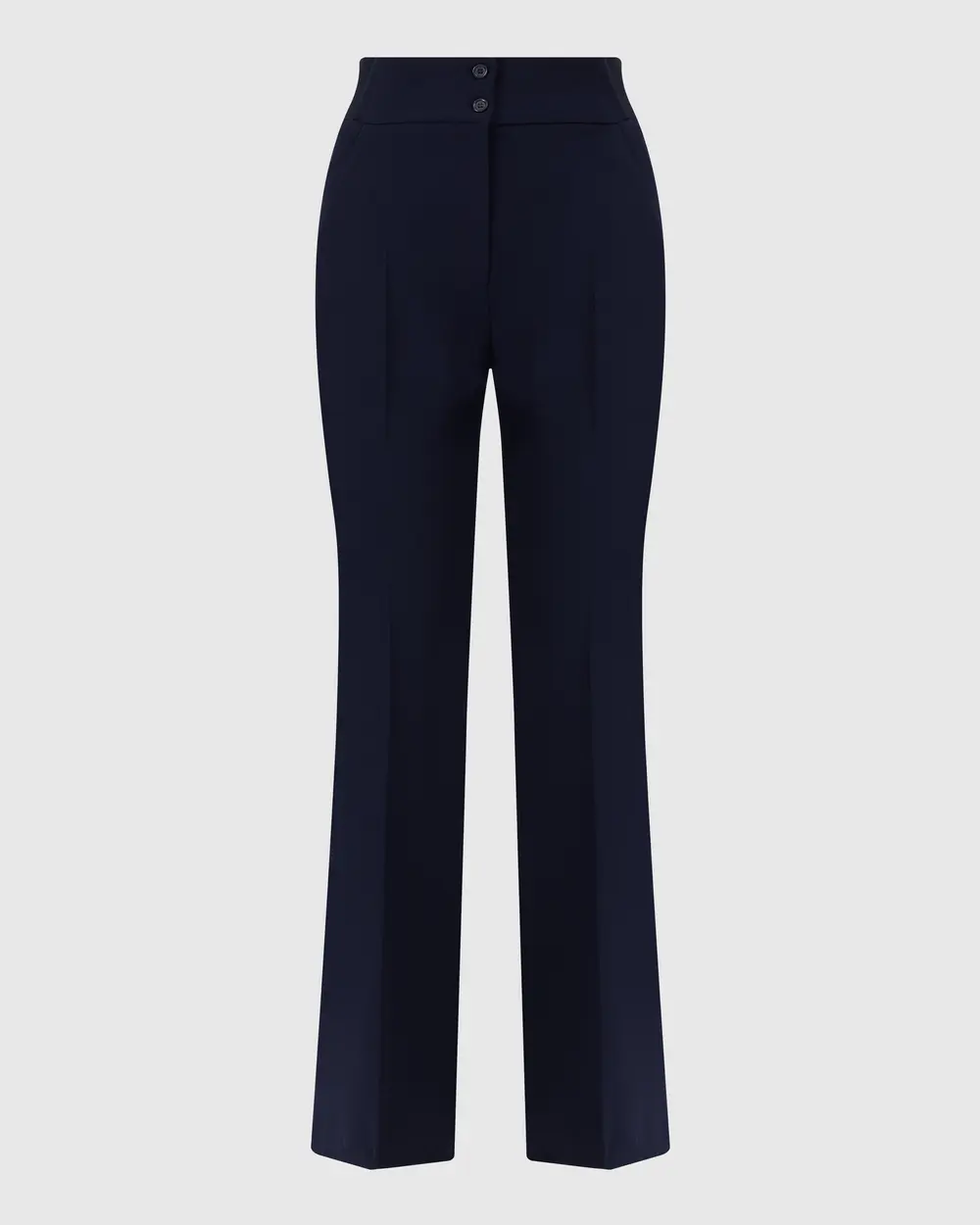 Double Button Flared Trousers