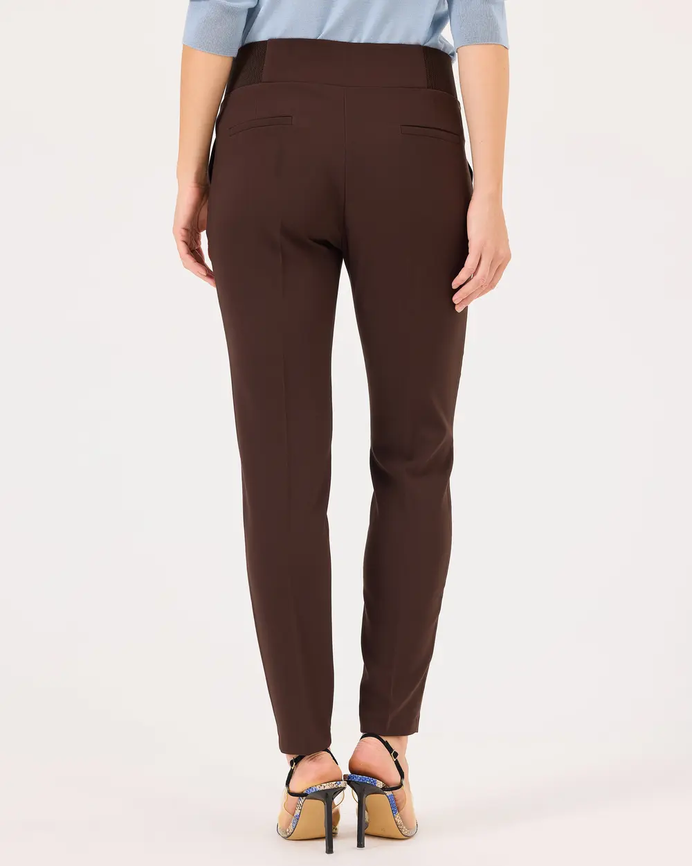 Double Buttoned Ankle Length Pants