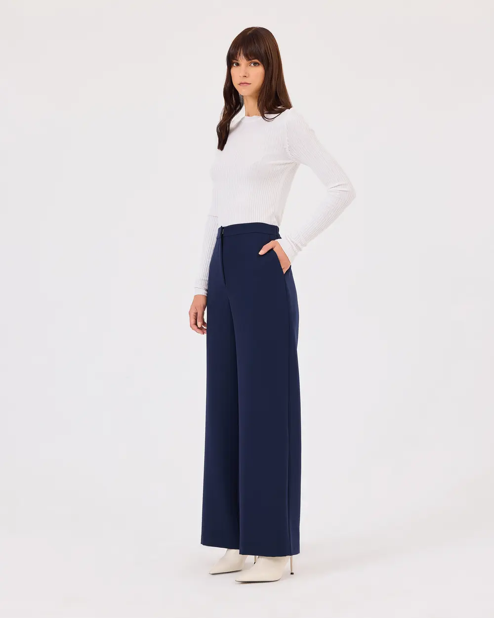 Wide Leg Pants with Pockets