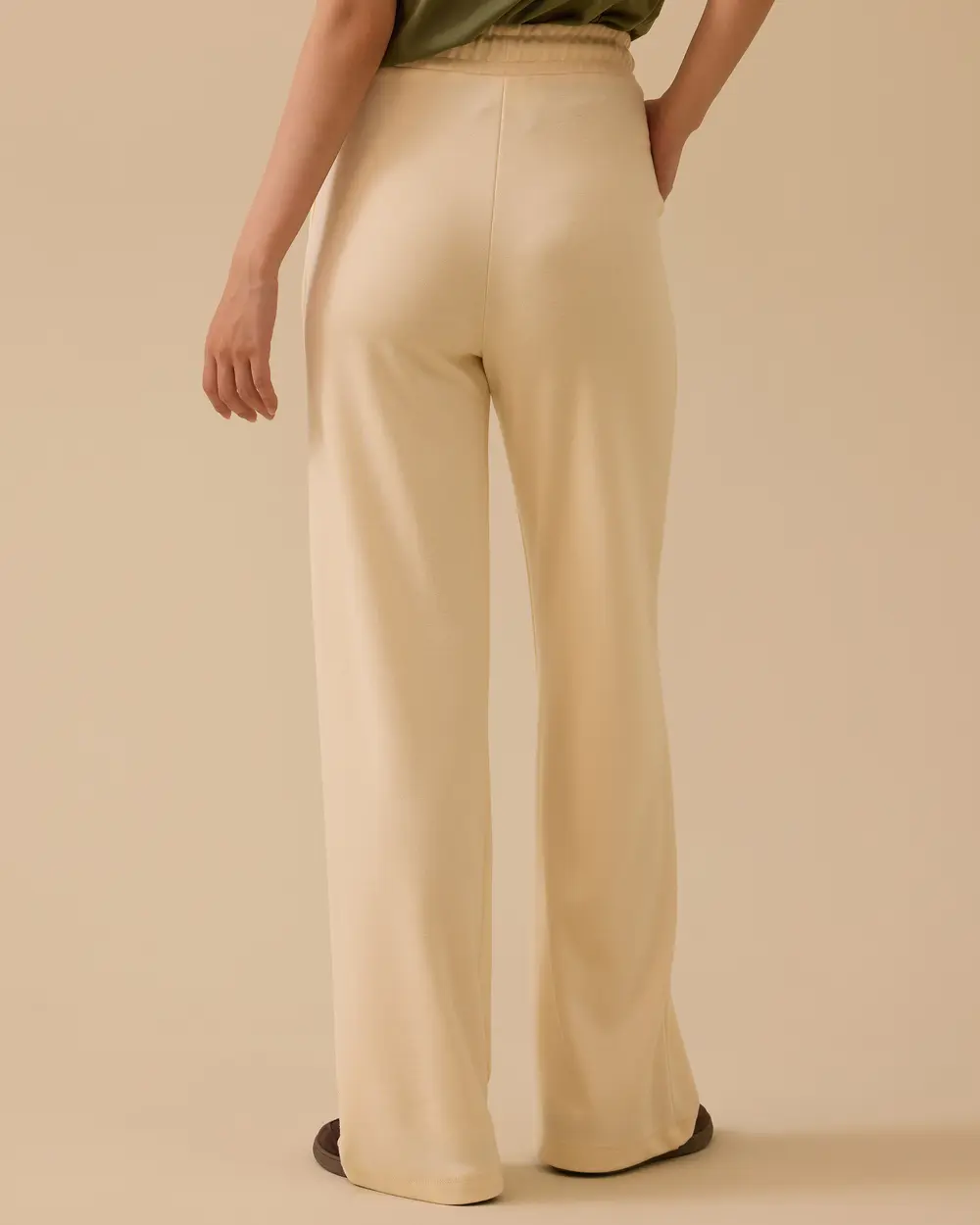 Bağcıklı Bol Paça Pantolon