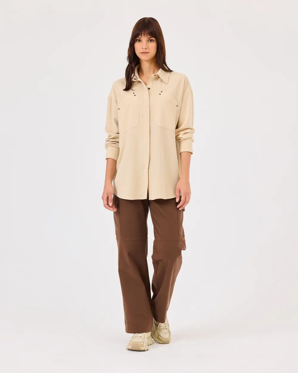 Wide Leg Pants with Cargo Pockets