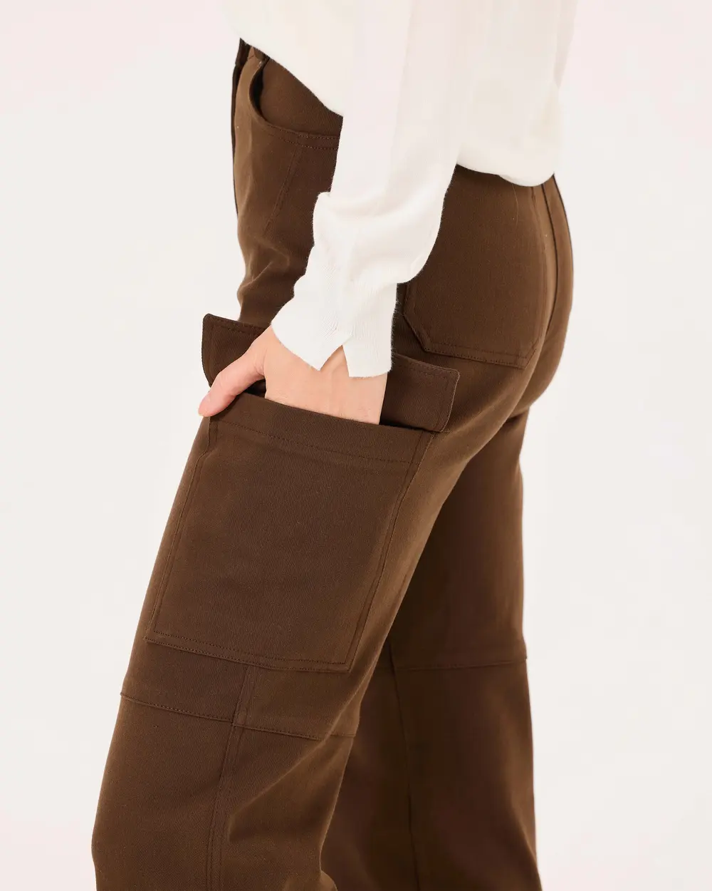 Wide Leg Pants with Cargo Pockets