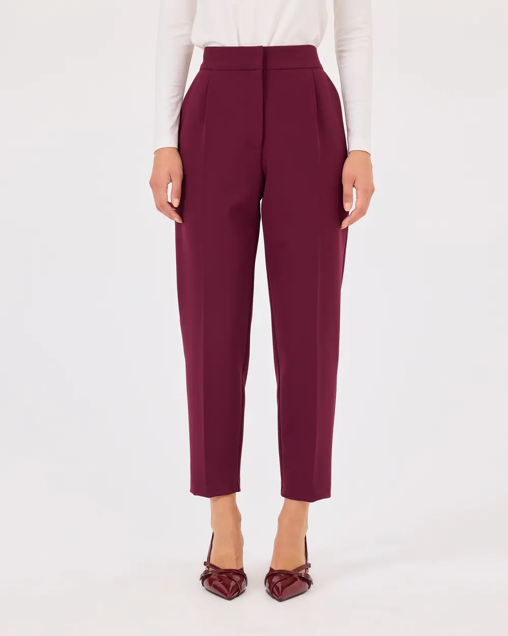 Ankle Length Pants with Pockets