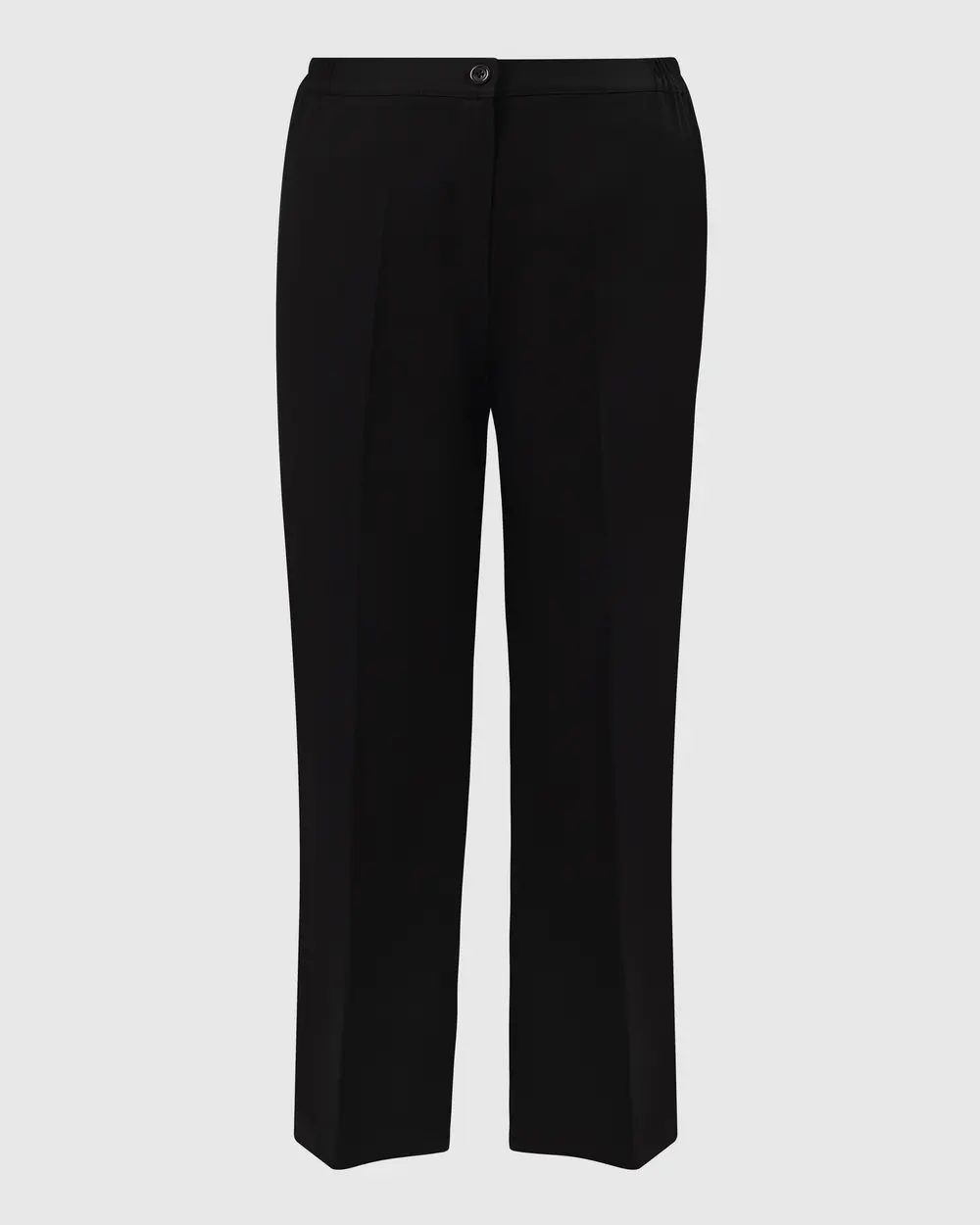 Plus Size Button Detailed Pants with Pockets