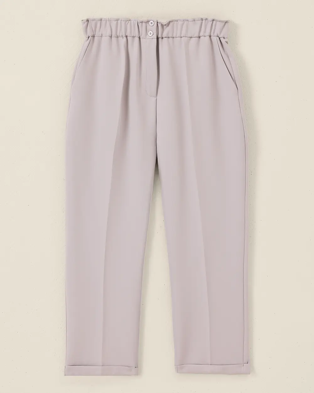 Plus Size Drawstring Ankle Length Pants