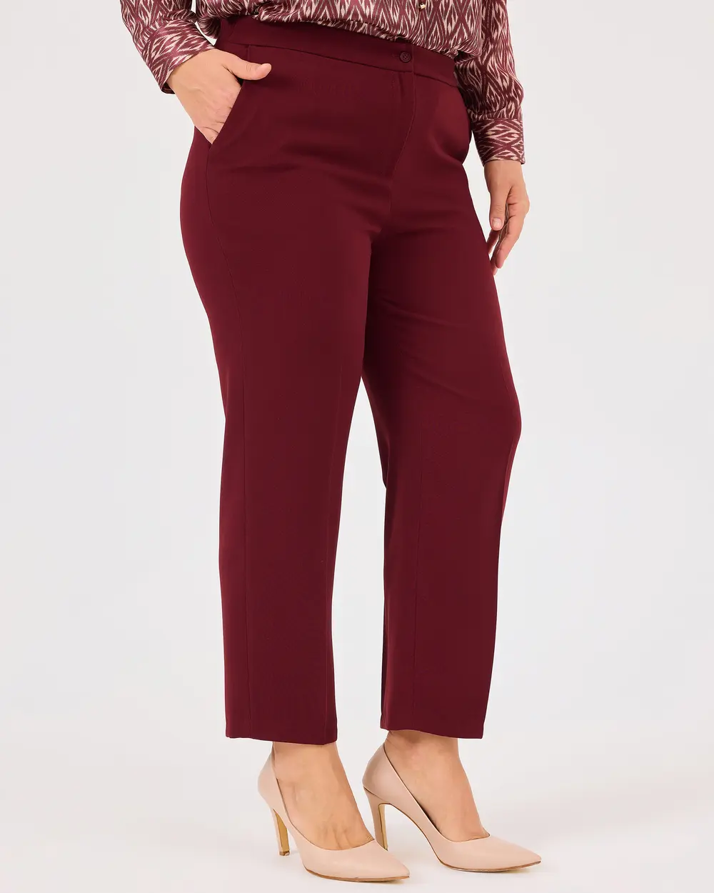 Plus Size Ankle Length Pants SecilStore