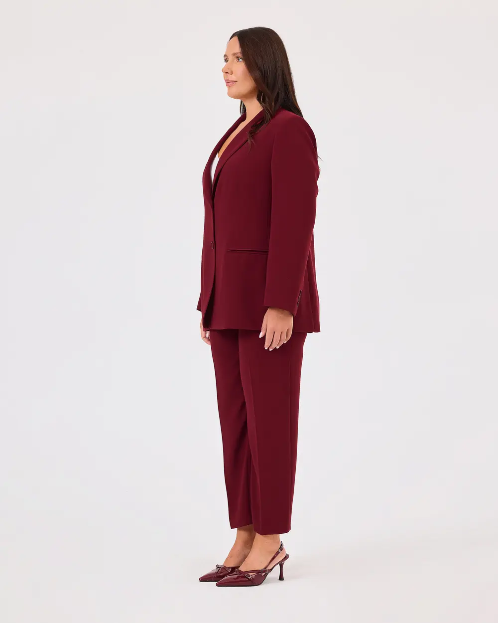 Plus Size Ankle Length Pants