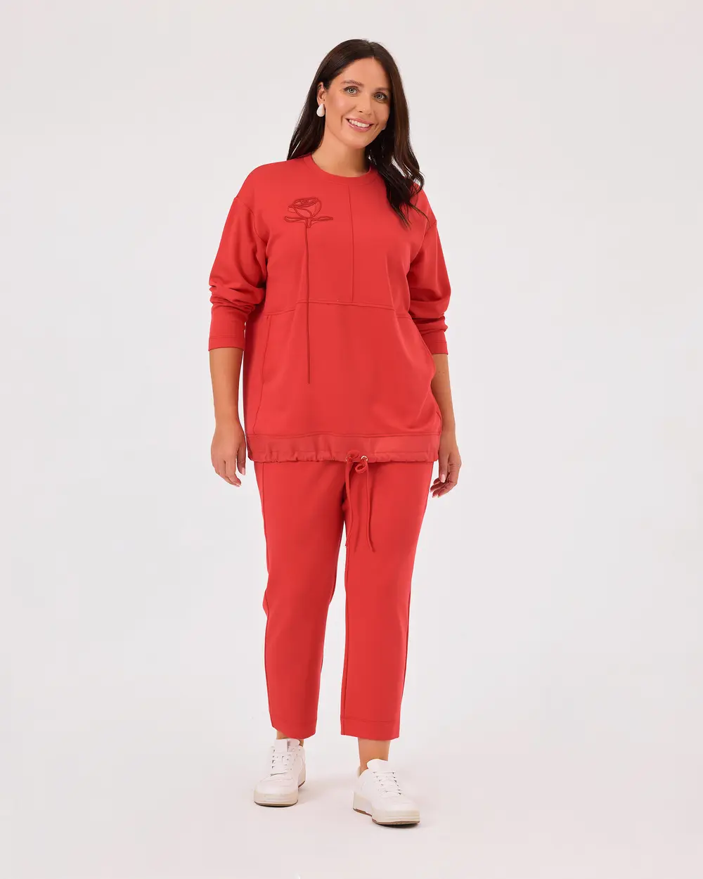 Plus Size Carrot Cut Pants