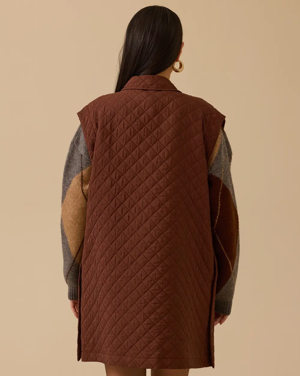 Çıtçıt Düğmeli Kapitone Yelek