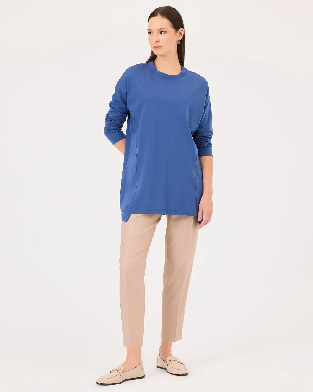 Örme Kumaş Basic Tunik