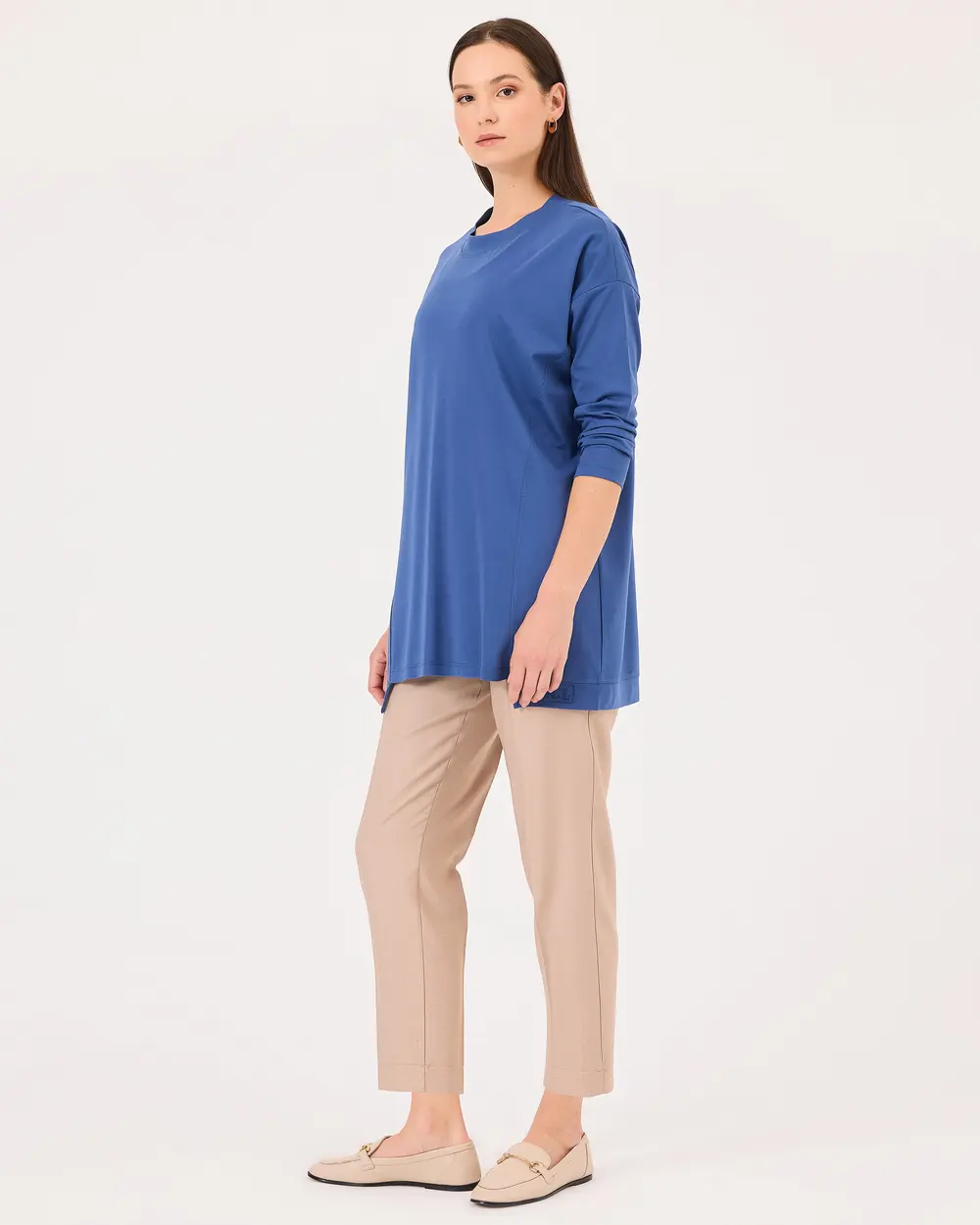 Örme Kumaş Basic Tunik