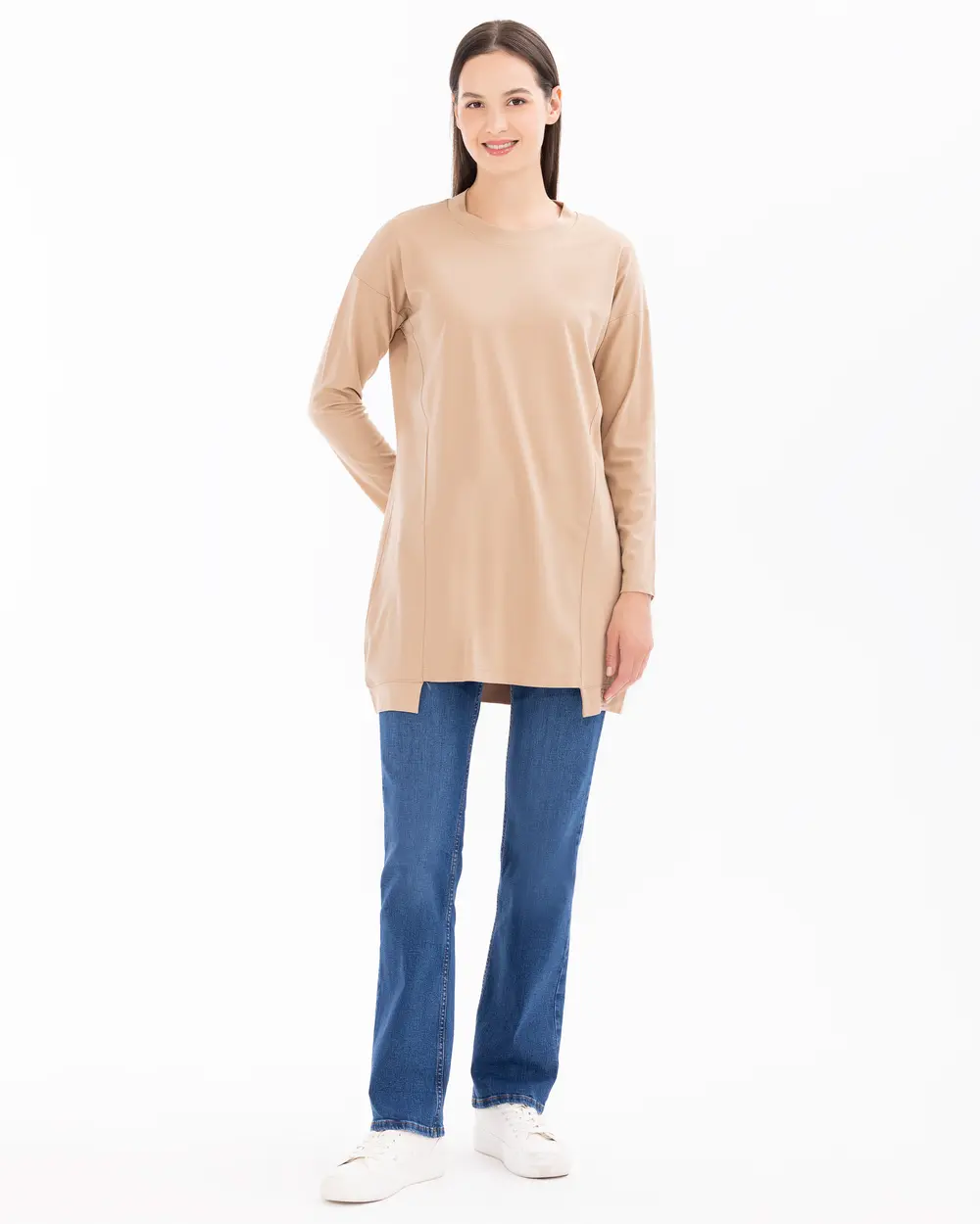 Örme Kumaş Basic Tunik