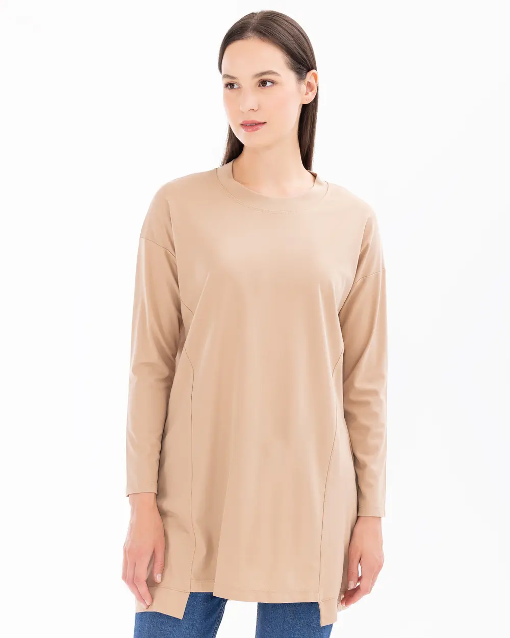 Örme Kumaş Basic Tunik