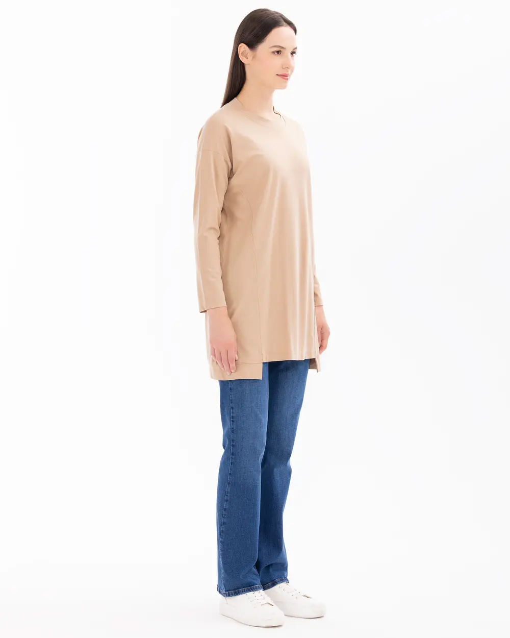 Örme Kumaş Basic Tunik