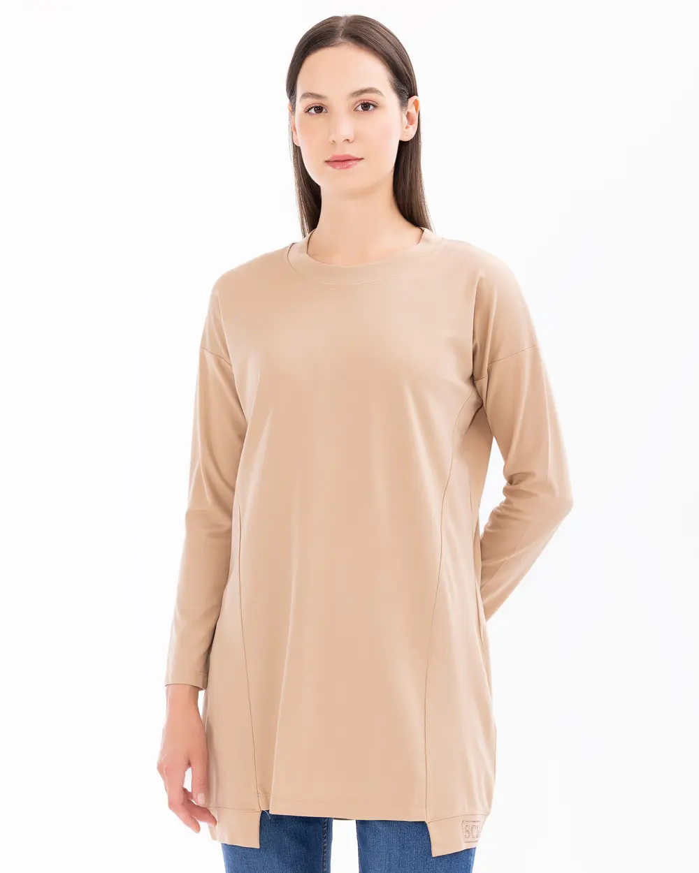 Örme Kumaş Basic Tunik