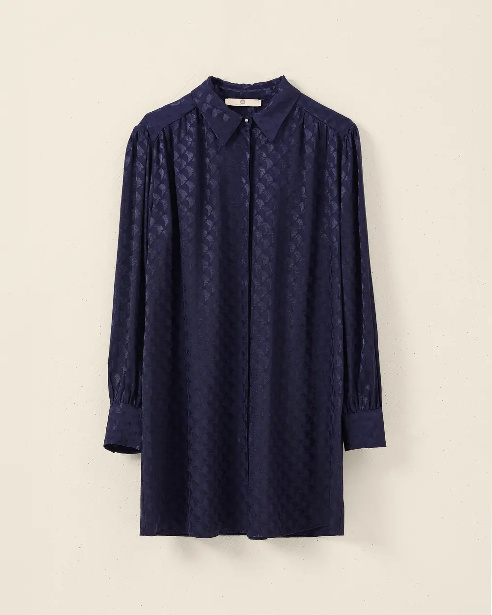 Shirt Collar Patterned Tunic