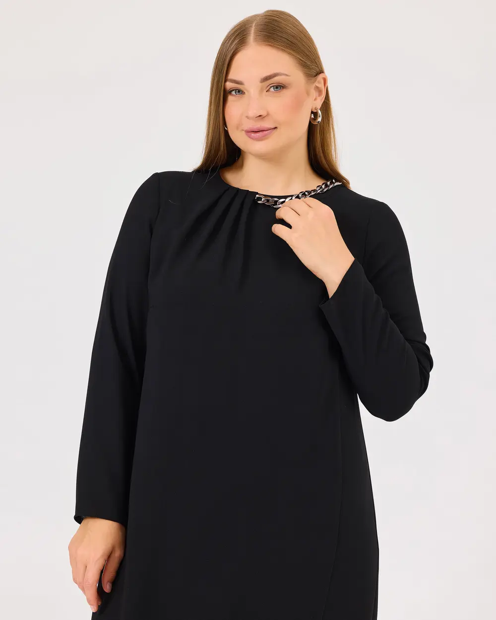 Plus Size Accessorized Dress