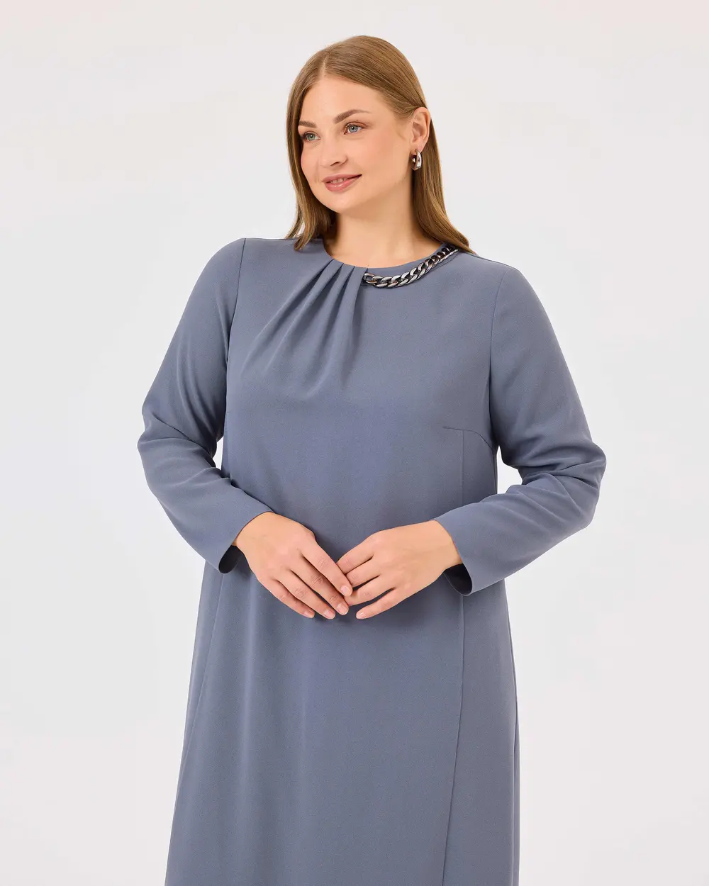 Plus Size Accessorized Dress