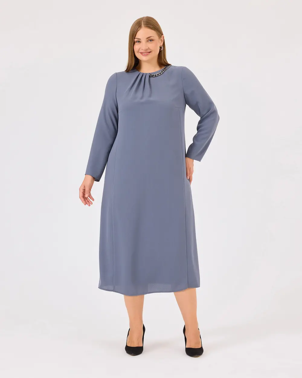 Plus Size Accessorized Dress