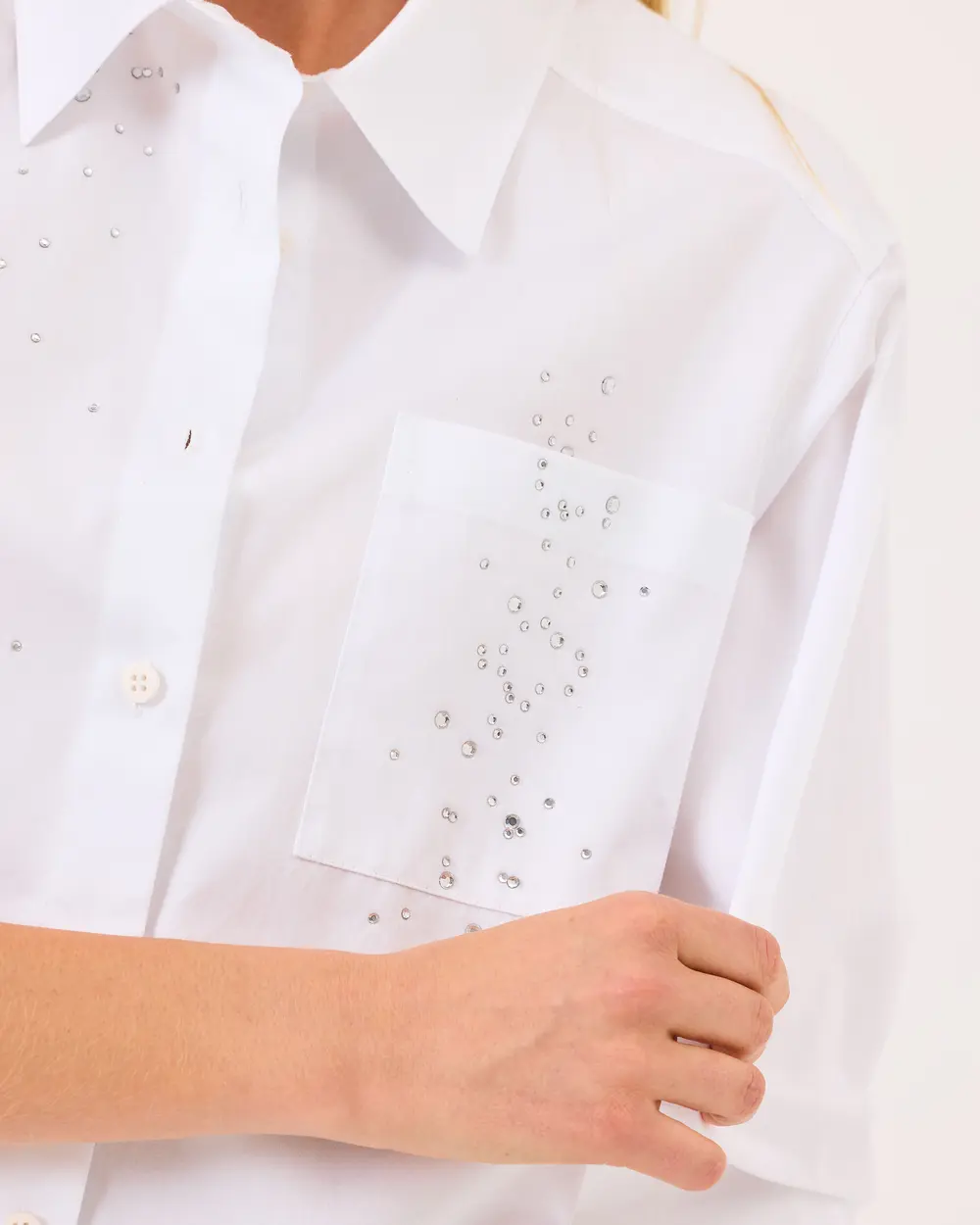 Stone Embroidered Shirt