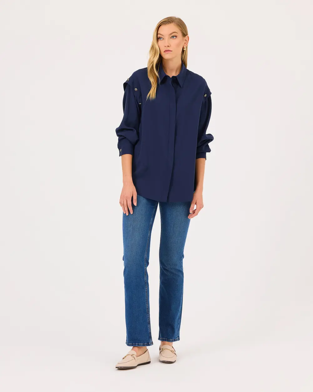 Buttoned Long Sleeve Shirt