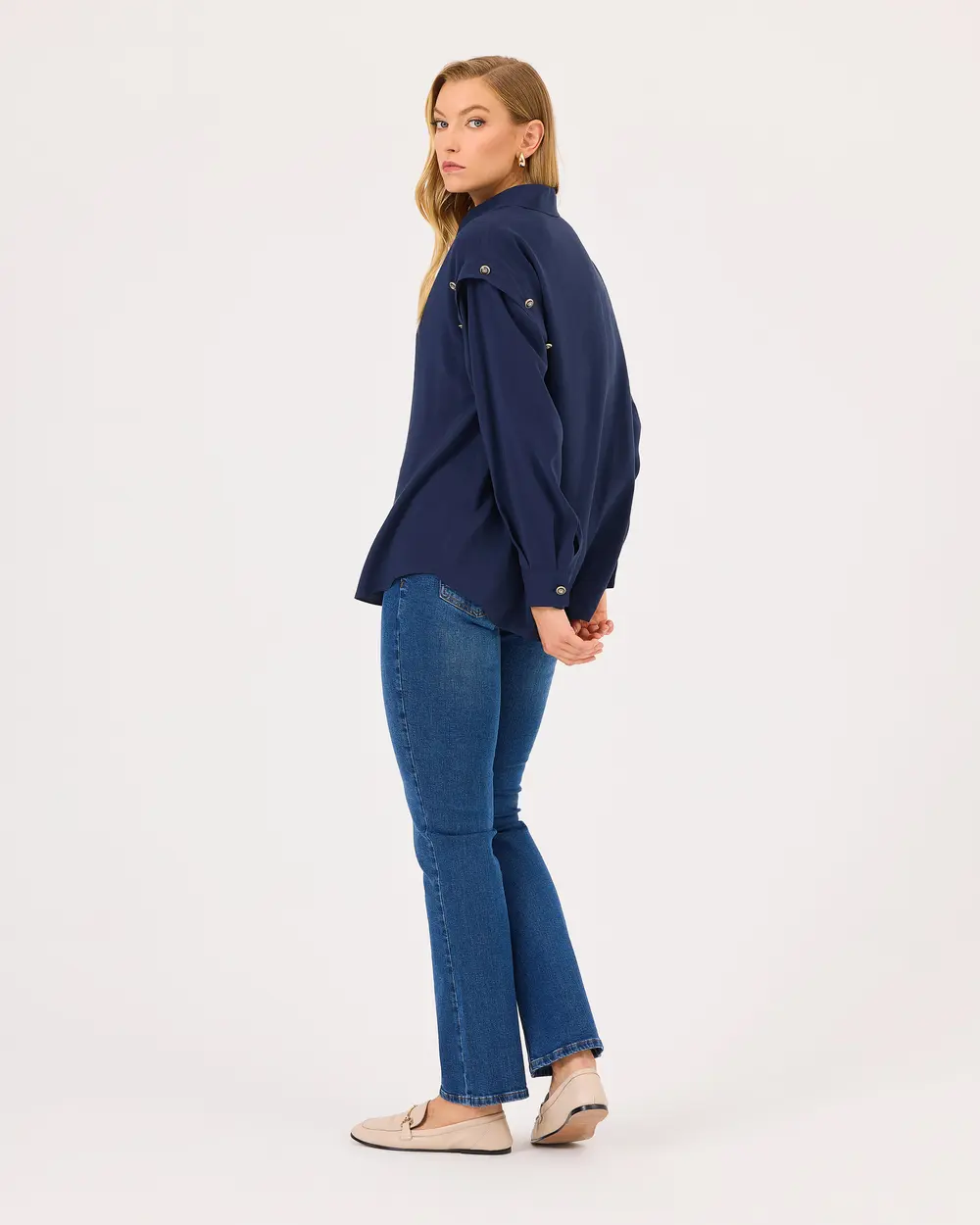 Buttoned Long Sleeve Shirt