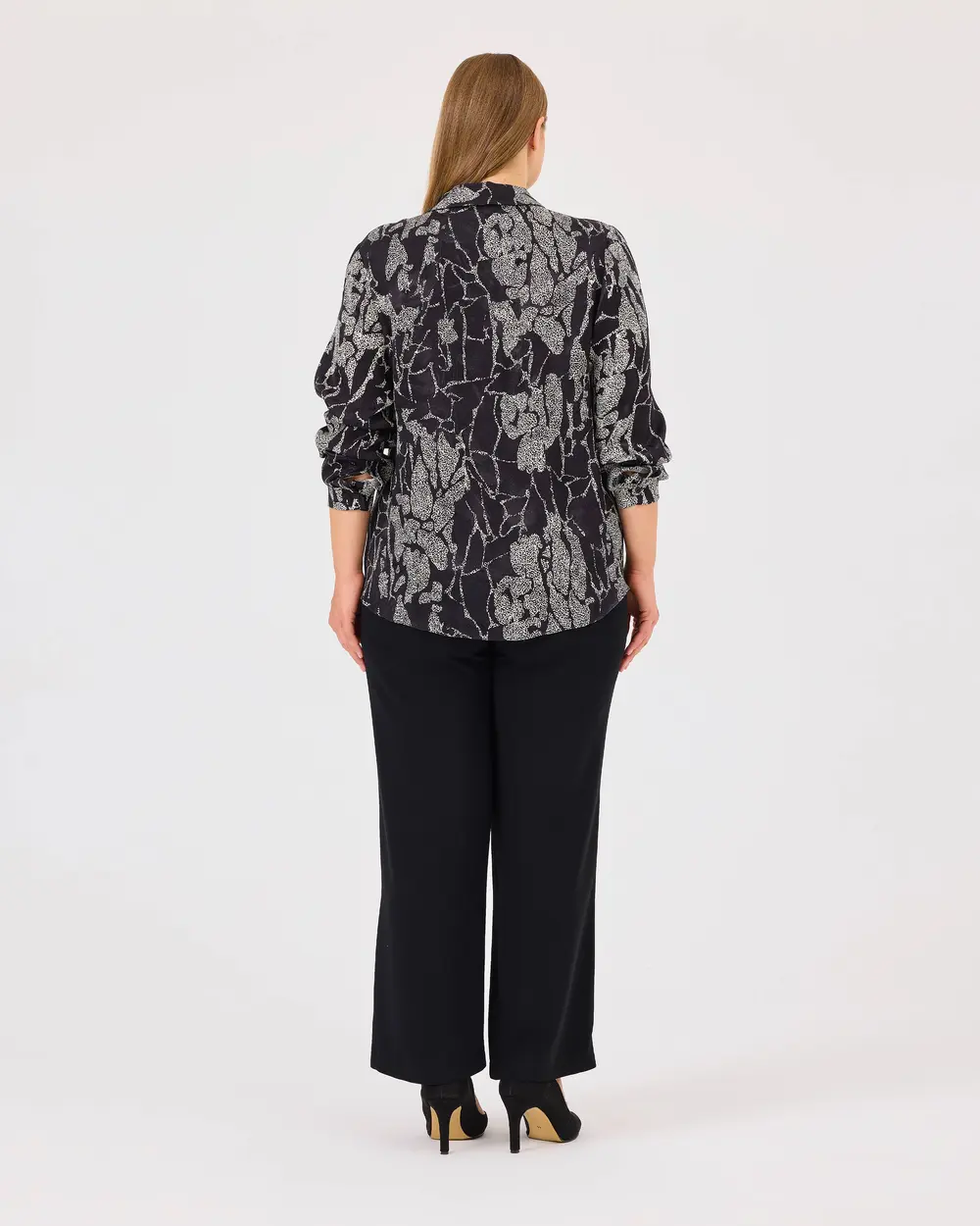 Plus Size Leopard Print Shirt