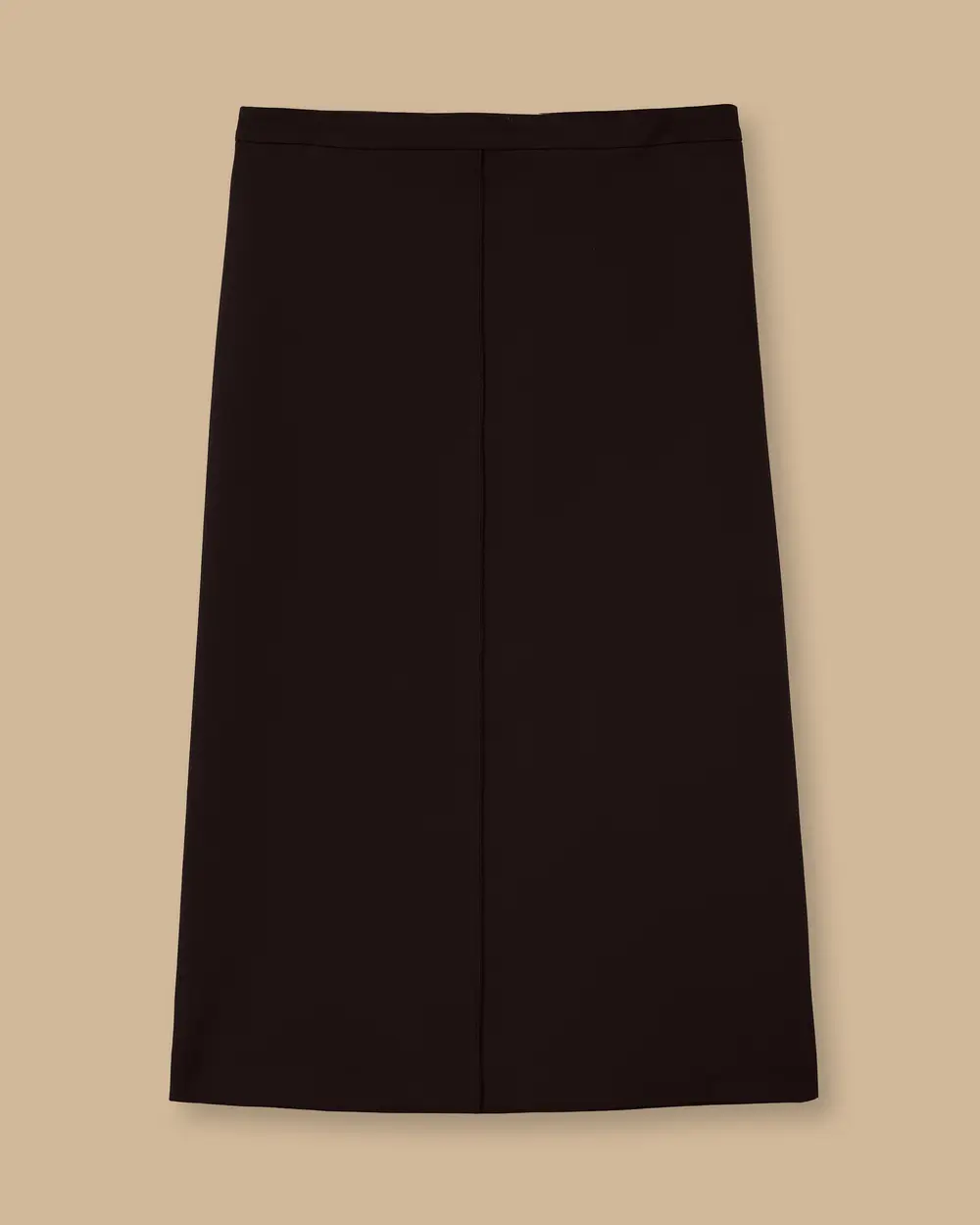 Plus Size Midi Length Skirt with Pockets