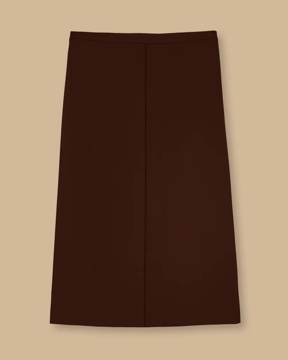 Plus Size Midi Length Skirt with Pockets
