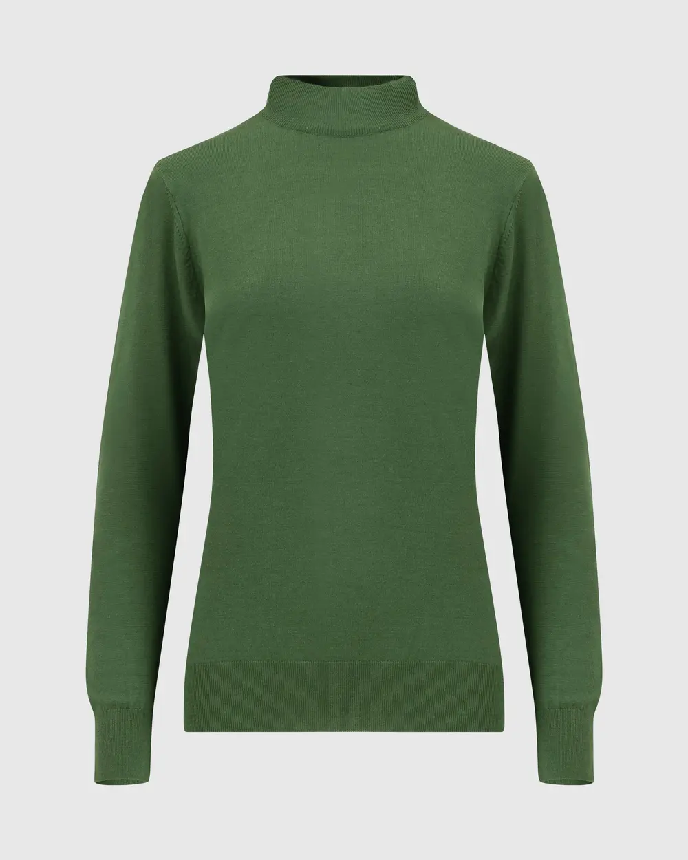 Half Turtleneck Waist Length Sweater